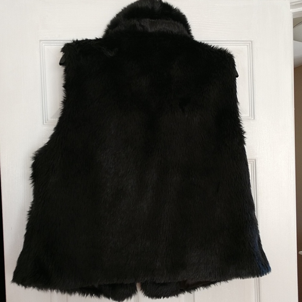 Faux fur vest